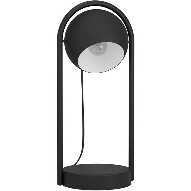 Pöytävalaisin Eglo Murnia 40W 19x16 5x43cm musta valkoinen