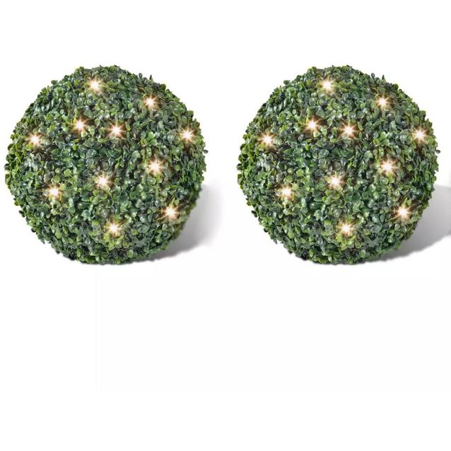 Puksipuupallot 27 cm aurinkoenergia led-valonauhat 2 kpl_1