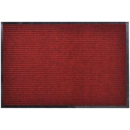Punainen pvc ovimatto 90 x 120 cm