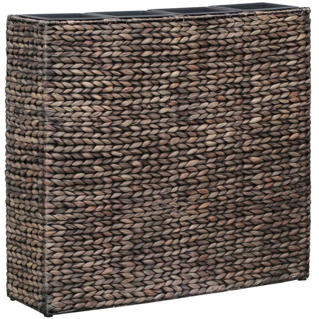 Puutarhan kukkalaatikko 4 ruukulla vesihyasintti ruskea_1