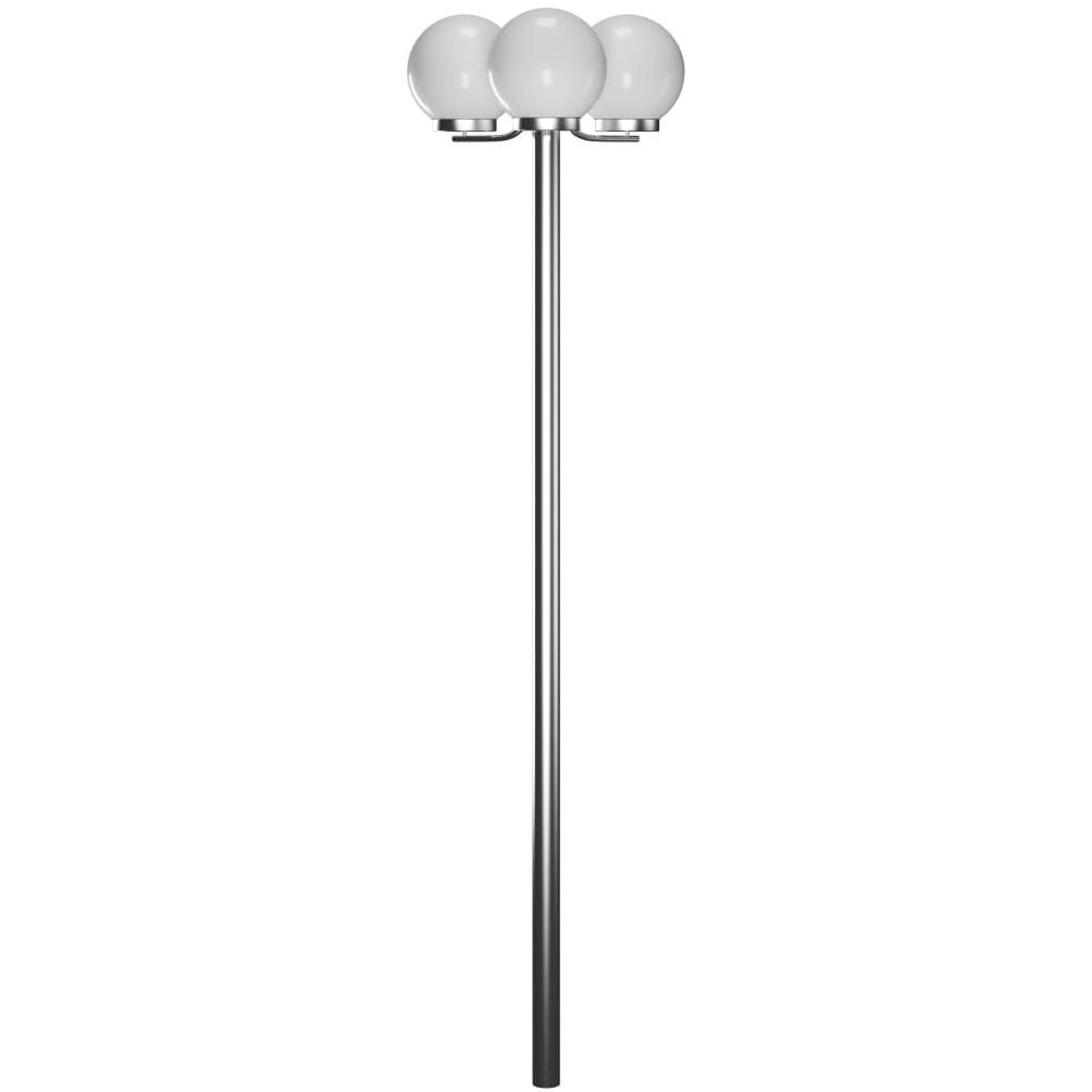 Puutarhan valotolppa 3 lamppua 220cm