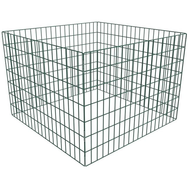 Puutarhan verkkokomposti neliö 100 x 100 x 70 cm_1