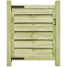 Puutarhaportti kyllästetty mänty 100x100 cm vihreä