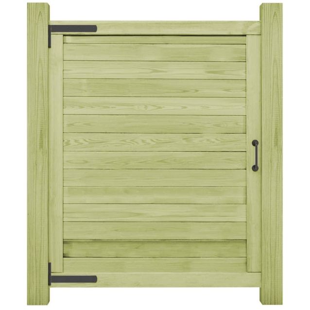 Puutarhaportti kyllästetty mänty 125x100 cm