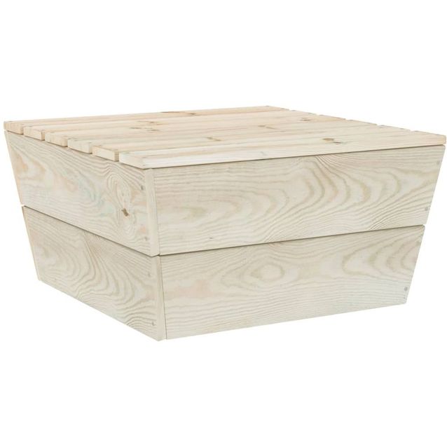 Puutarhapöytä 60x60x30 cm kyllästetty kuusi_1