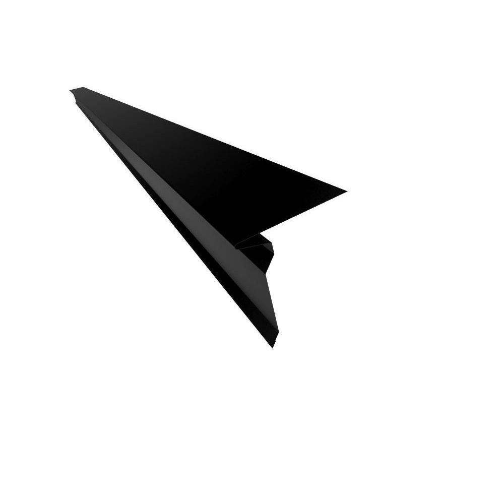 Räystäslista taittuva Ruukki Classic, 3m, Pural BT matta, RR2H3 antrasiitti