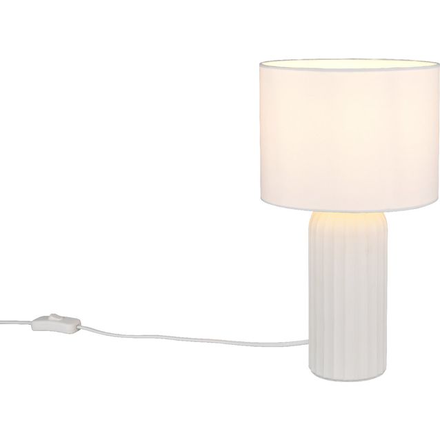 Pöytävalaisin Trio Blair 36cm, E27, mattavalkoinen