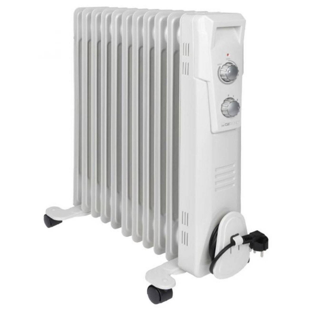 Siirrettävä lämmitin Clatronic RA3737, 2300W, öljytäytteinen, 640x505cm, valkoinen