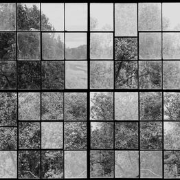 Mittatilaustapetti Rebel Walls Factory Window, Graphite (R14382)