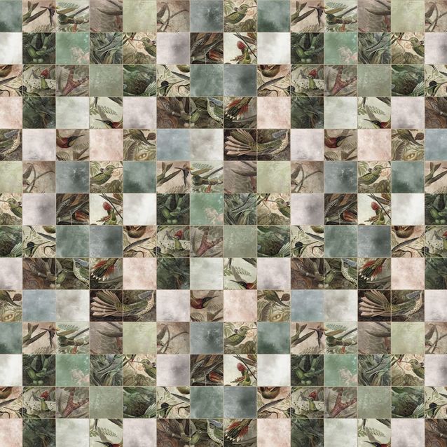 Mittatilaustapetti Rebel Walls Birds of Paradise, Tiles (R15071)
