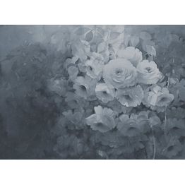 Kuvatapetti Rebel Walls Harmony siniharmaa, mittatilaus, non-woven