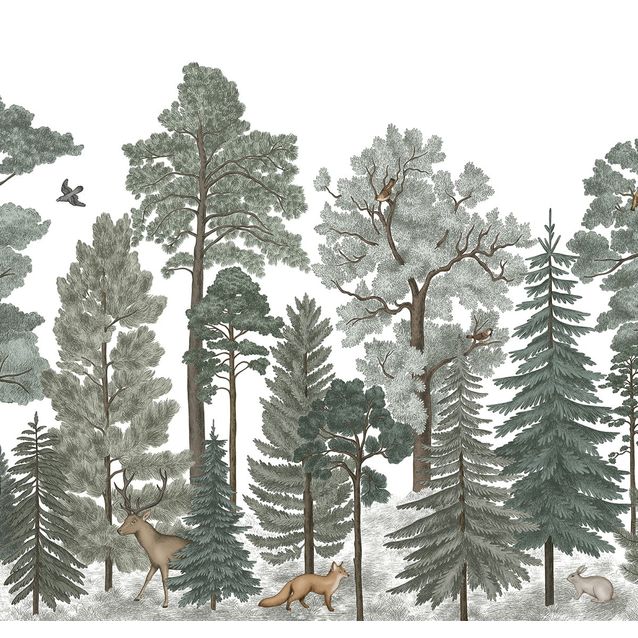 Mittatilaustapetti Rebel Walls Scandinavian Bellewood, Animal (R17206)