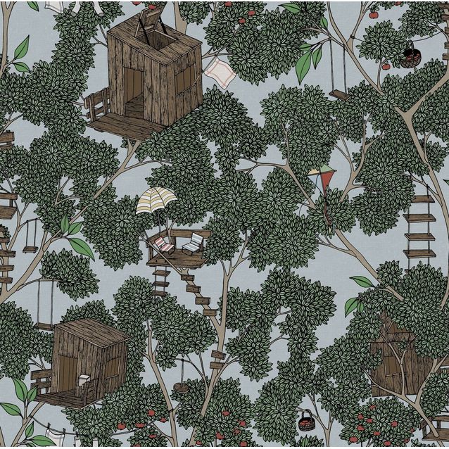 Lastenhuoneen tapetti Rebel Walls Treehouse Summer