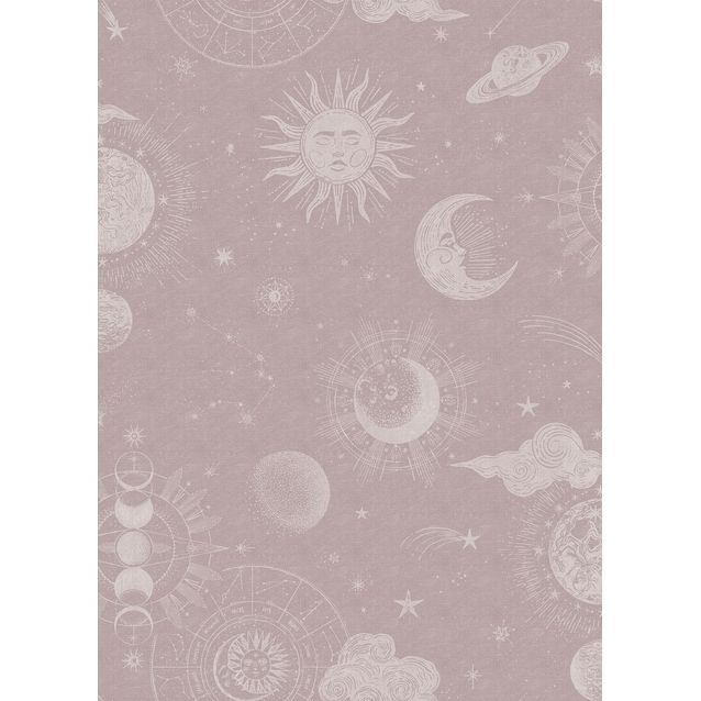 Tapetti Rebel Walls Planetarium Pink
