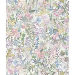 Tapetti Rebel Walls Poppy Meadow Pastel, romanttinen, monivärinen