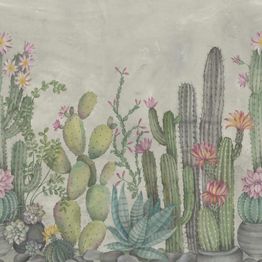 Mittatilaustapetti Rebel Walls Playfull Cactus, Summer (R18451)
