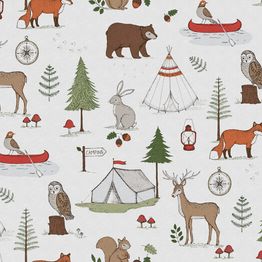 Tapetti Rebel Walls Camping Trip Mini, Nature (R18556)