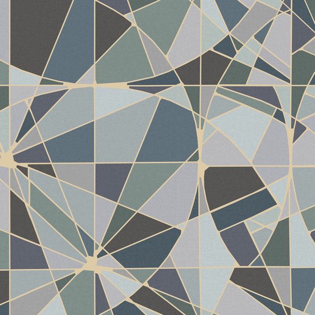 Mittatilaustapetti Rebel Walls Facet, Blue (R18613)