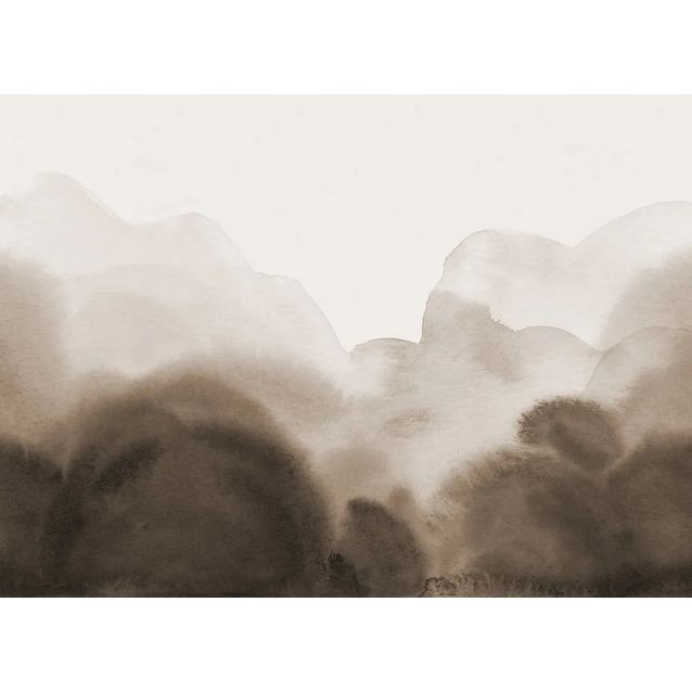 Kuvatapetti Rebel Walls Flowing Hills ruskea, mittatilaus, non-woven