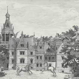 Mittatilaustapetti Rebel Walls Fairyland, Graphite (R19256)