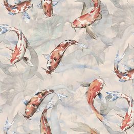 Mittatilaustapetti Rebel Walls Koi, Coral (R19301)