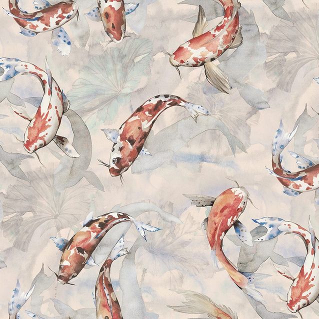 Mittatilaustapetti Rebel Walls Koi, Coral (R19301)