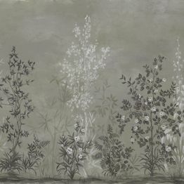 Mittatilaustapetti Rebel Walls Chinoiserie Haze, Green (R19305)