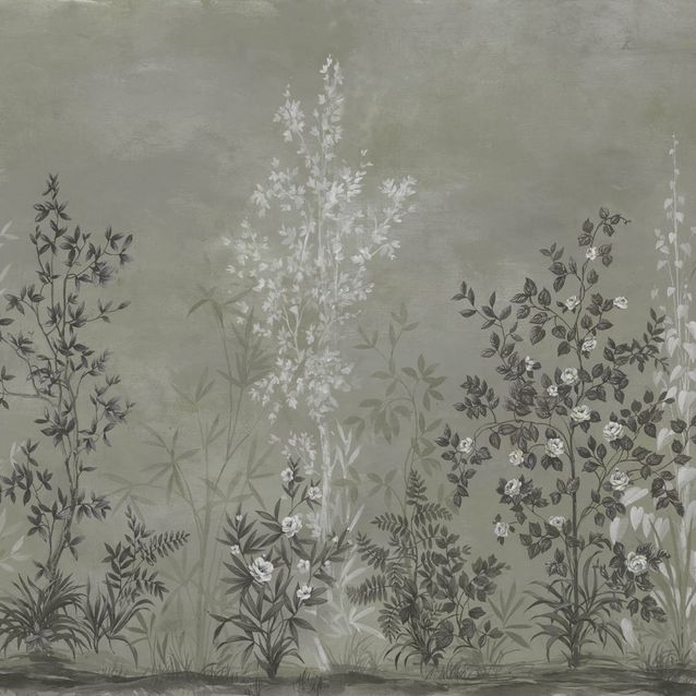Mittatilaustapetti Rebel Walls Chinoiserie Haze, Green (R19305)