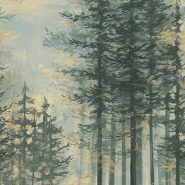 Mittatilaustapetti Rebel Walls Daybreak, Green (R19313)