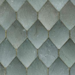 Mittatilaustapetti Rebel Walls Osaka Tiles, Emerald (R19330)