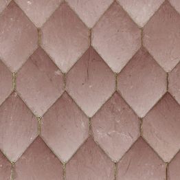 Mittatilaustapetti Rebel Walls Osaka Tiles, Pink (R19332)