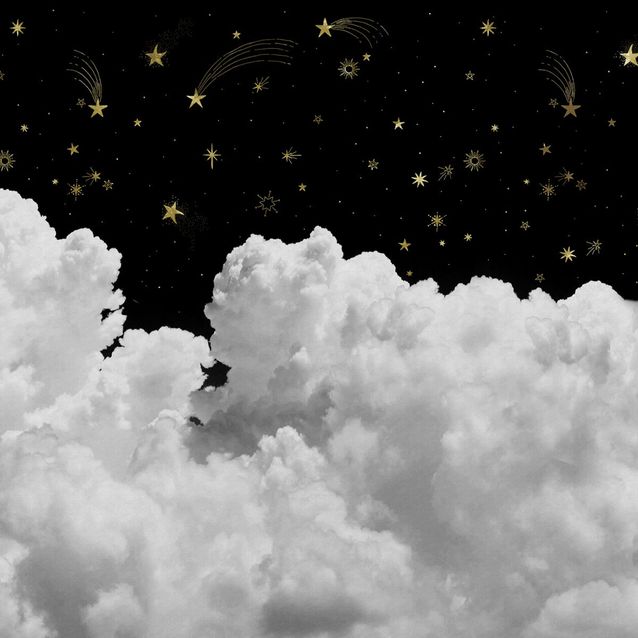 Mittatilaustapetti Rebel Walls Star Cloud Night (R19351)
