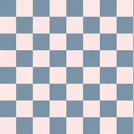 Mittatilaustapetti Rebel Walls Chess, Blue & Pink (R19418)