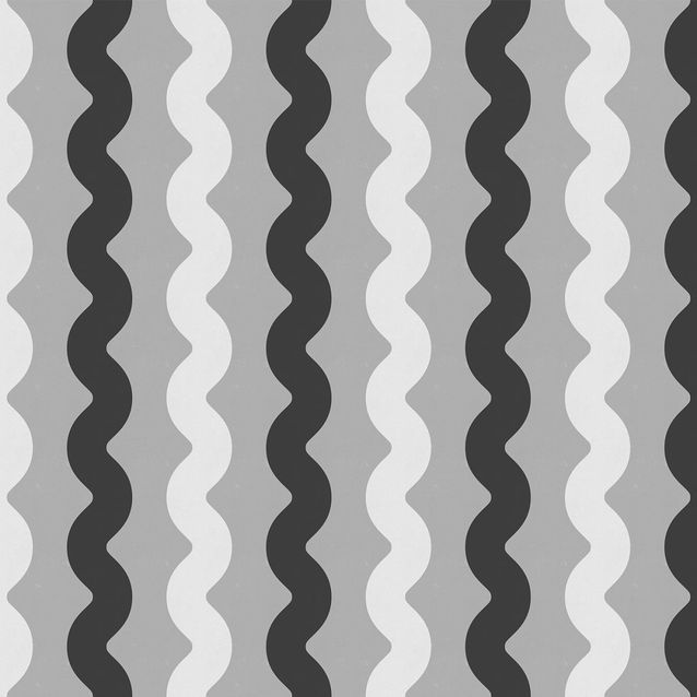 Mittatilaustapetti Rebel Walls Wobbly Black & White (R19423)
