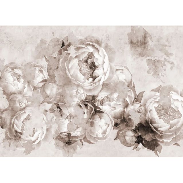 Kuvatapetti Rebel Walls Peony Garden vaalea, mittatilaus, non-woven