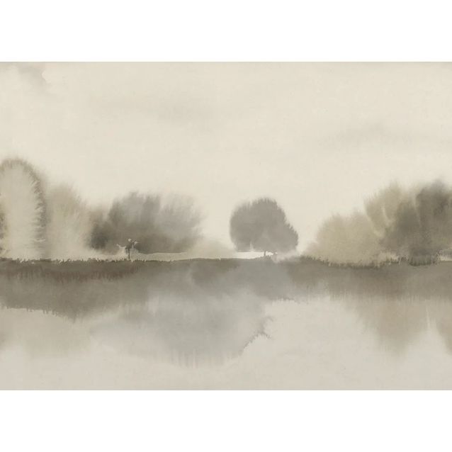 Kuvatapetti Rebel Walls Stormy Forest beige, mittatilaus, non-woven