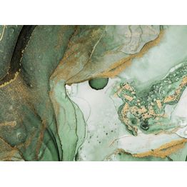 Kuvatapetti Rebel Walls Agate Crystal vihreä mitatilaus non-woven