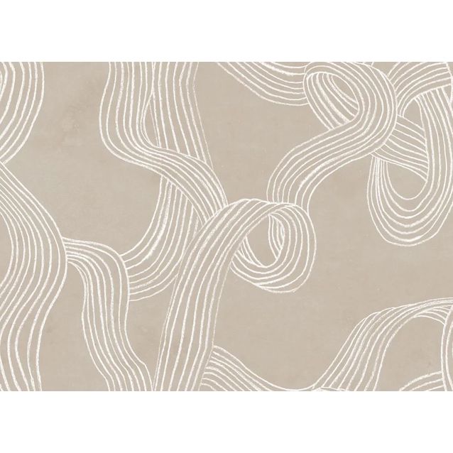 Kuvatapetti Rebel Walls Stripes Repeatable beige, mittatilaus, non-woven