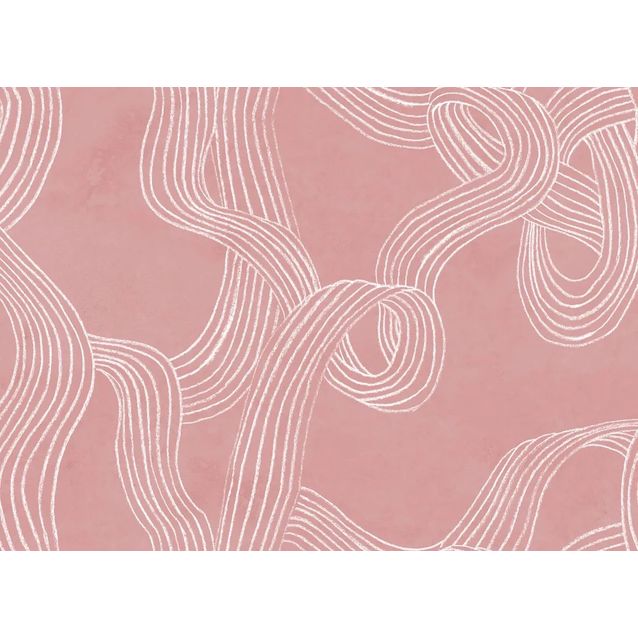 Kuvatapetti Rebel Walls Stripes Repeatable pinkki, mittatilaus non-woven