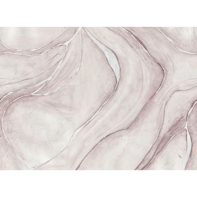 Kuvatapetti Rebel Walls Watercolor Flow vaaleanpunainen, mittatilaus, non-woven