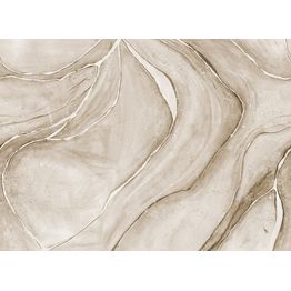 Kuvatapetti Rebel Walls Watercolor Flow beige, mittatilaus, non-woven