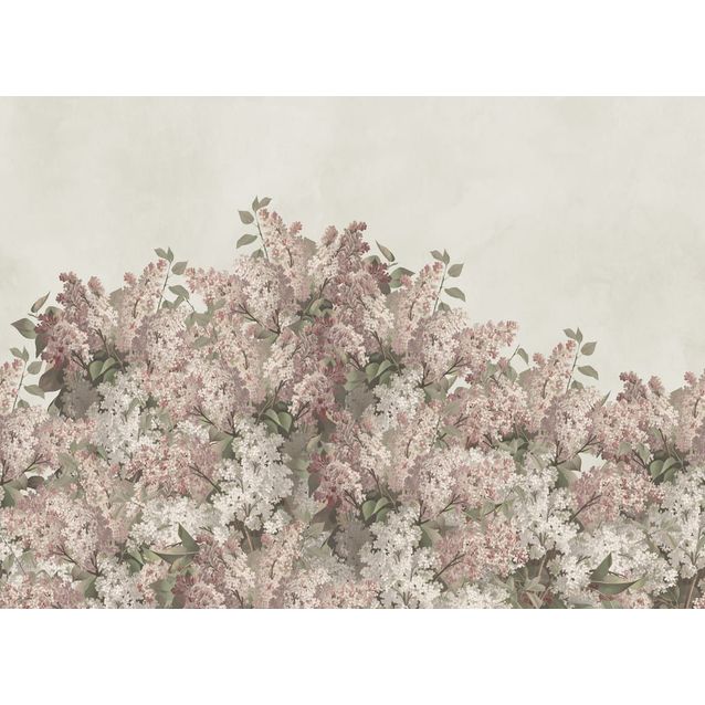 Kuvatapetti Rebel Walls Syringa Flowers vaaleanpunainen, mittatilaus, non-woven