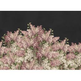 Kuvatapetti Rebel Walls Syringa Flowers musta, mittatilaus, non-woven