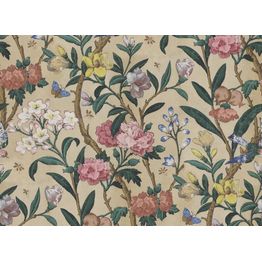 Kuvatapetti Rebel Walls Winding Bloom vaaleankeltainen, mittatilaus, non-woven