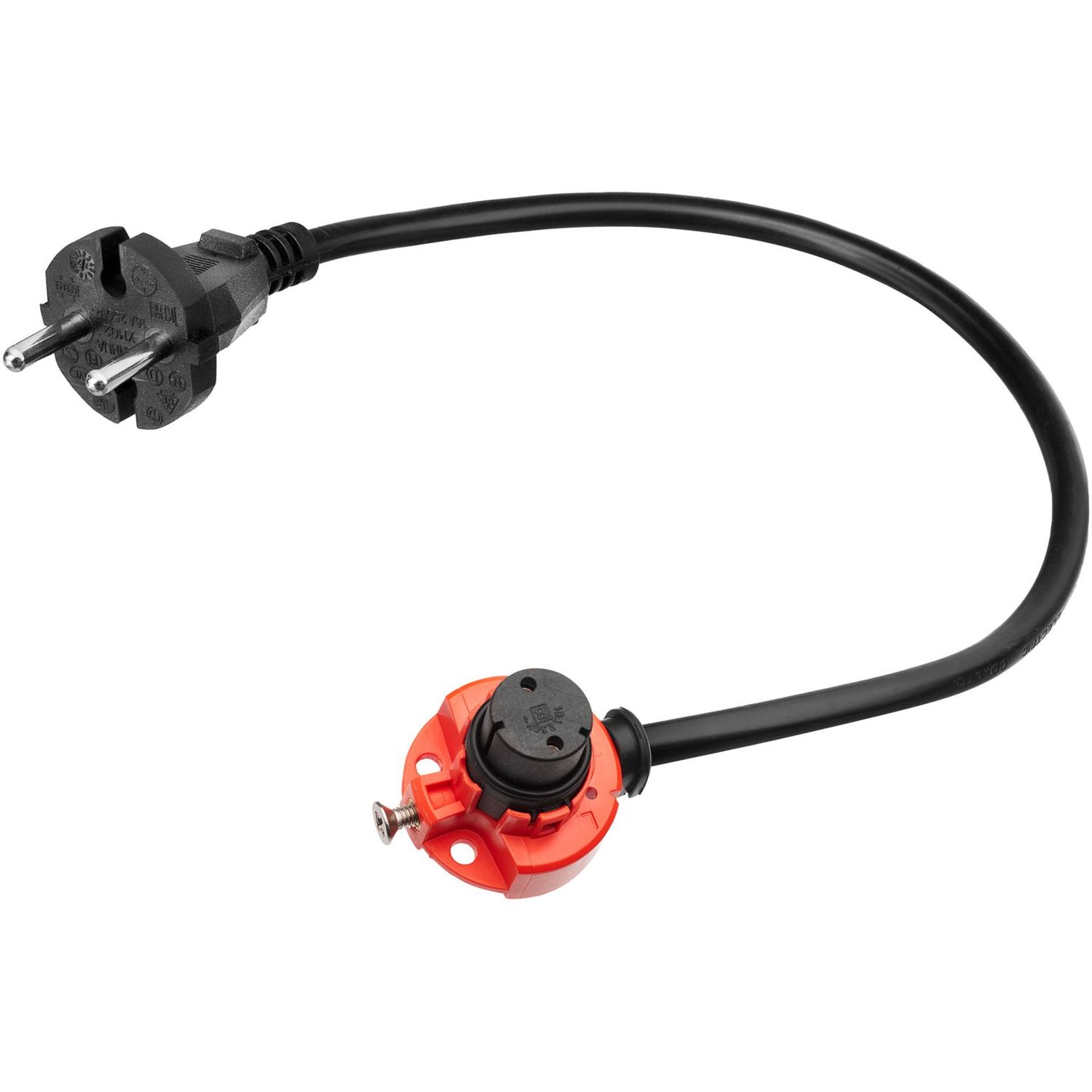 Pistotulppajohto Rej Design Pro, 30 cm, musta