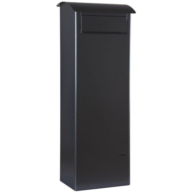 Postilaatikko Berglund M2000B avaus takapuolelta musta