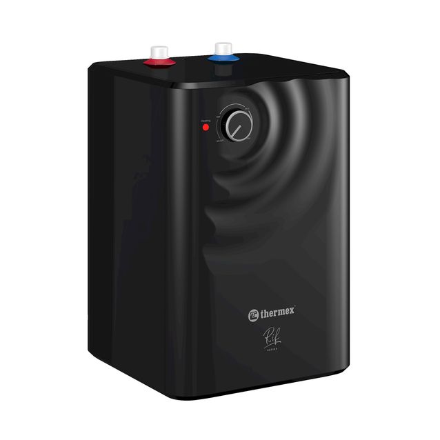 Lämminvesivaraaja Thermex Rif 7-U, emali, putkiliitännät ylhäällä, 6l