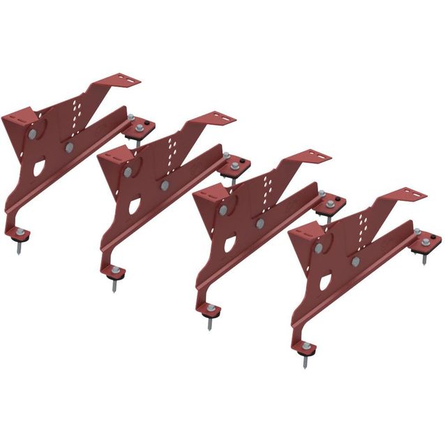 Kattosillan asennussarja Ruukki teräskatoille (Muotokate 350), EAN 350 Pisko, eri värejä