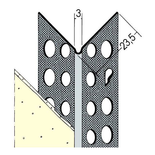 Tasoituslista ulkokulmaan Jorma, alumiinia, eri pituuksia