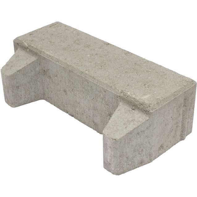 Hulevesikivi Rudus Lumo-Kartanokivi, 80x138x278mm, harmaa